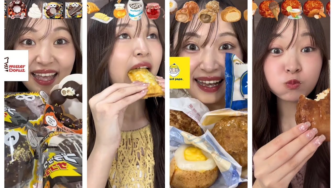 暴飲暴食様 リクエスト 8点 まとめ商品 Explosive Eating ASMR] Using the autumn appetite as an excuse to