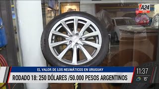 ¿Por qué los argentinos cambian los neumáticos en Uruguay?