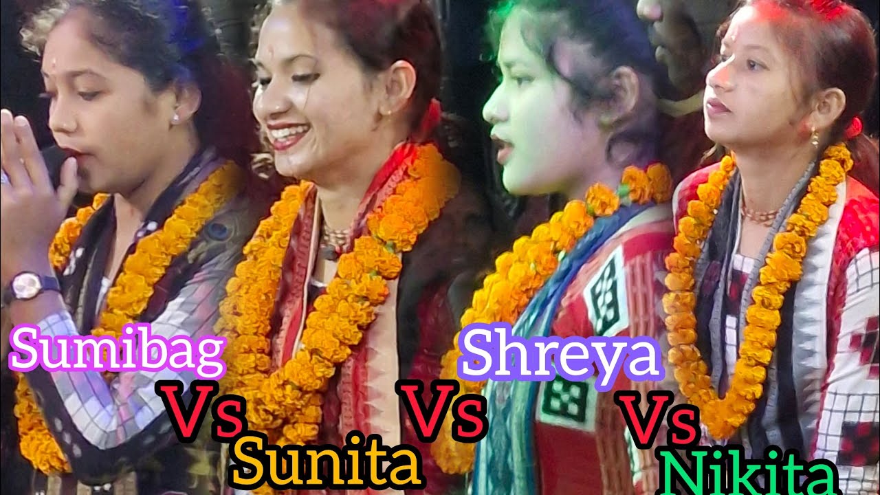 सुनिता साहु, निकिता ,सुमि बाग श्रेया मेहर एक साथ #दर्रीङीह किर्तनधारा #odiakirtan #UmeshGupta