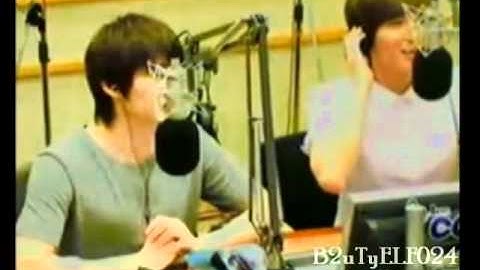 [110701  SUKIRA] Caller sang Happy Birthday for Leeteuk,cute Eunhyuk ^^