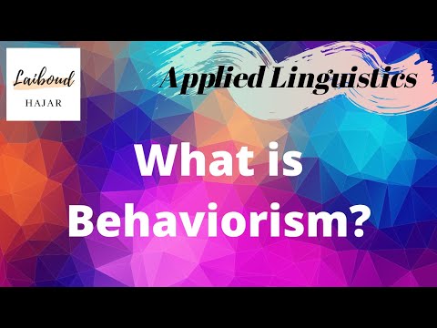 Vídeo: O que é Behaviourism linguístico?