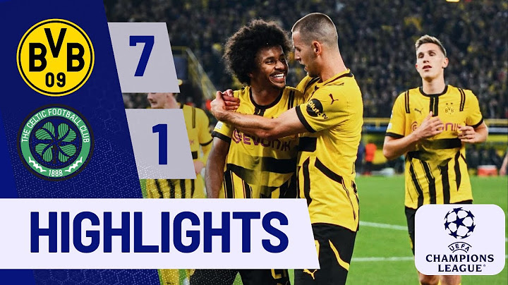 Borussia Dortmund vs Celtic 7-1 Highlights & Goals | UEFA Champions League 24/25