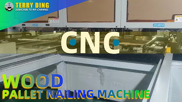 [ Customer Workshop ] More Than 120 Pallets Every Hour! CNC Wood Pallet Nailing Machine