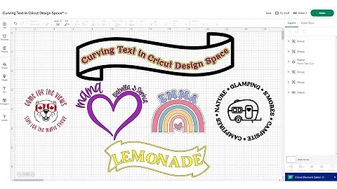 How to curve text in Cricut Design Space - 5 different ways - BEGINNER FRIENDLY!