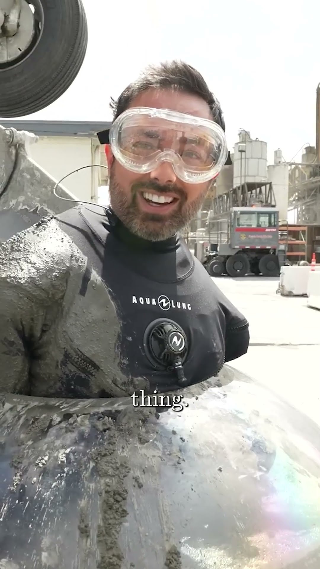 I buried myself in concrete to explain how it works