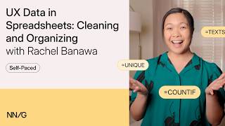 UX Data in Spreadsheets: Cleaning and Organizing | Course Preview