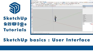PART 1 || SKETCHUP BASICS TUTORIAL || USER INTERFACE || MALAYALAM