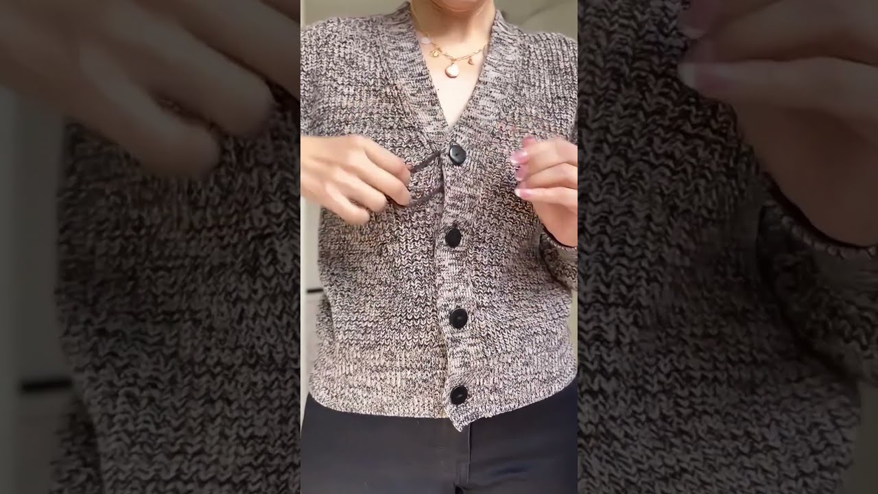 From Boring To STUNNING In 5 Minutes With Cardigan Hacks 