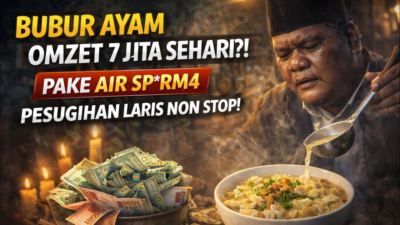 OMZET 7 JUTA SEHARI?! Rahasia Bubur Ayam Pakai “Air Khusus”