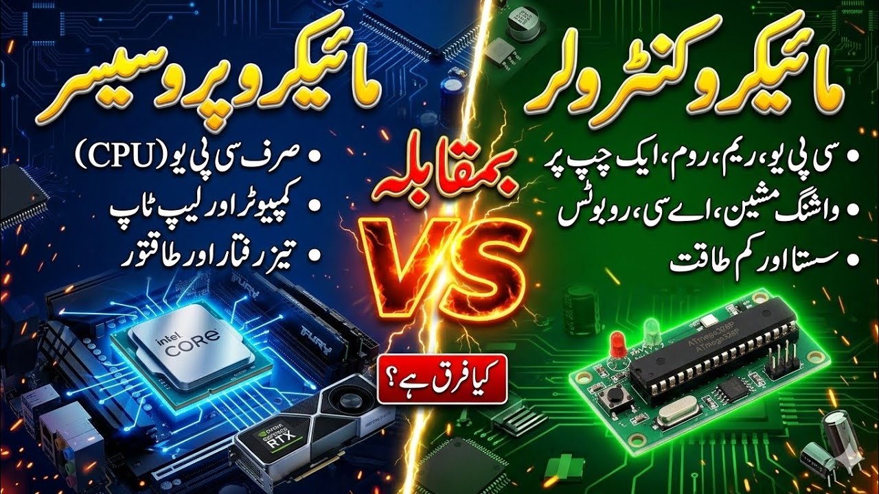 Microprocessor vs Microcontroller | Key Differences Explained Simply ...