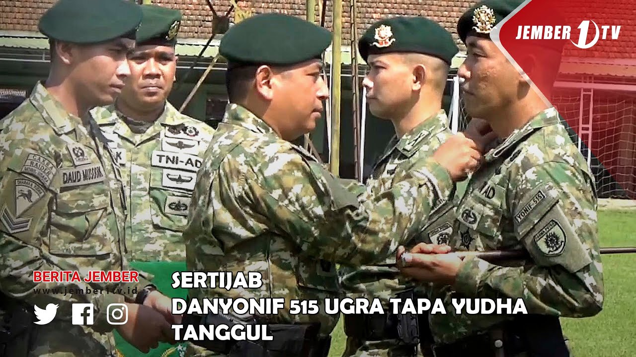 SERTIJAB DANYONIF 515 UGRA TAPA YUDHA TANGGUL