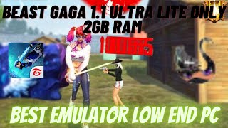 Smartgaga | BeastGaGa 1.1 | Best emulator for low end pc | ff minecraft graphics | 2gb ram