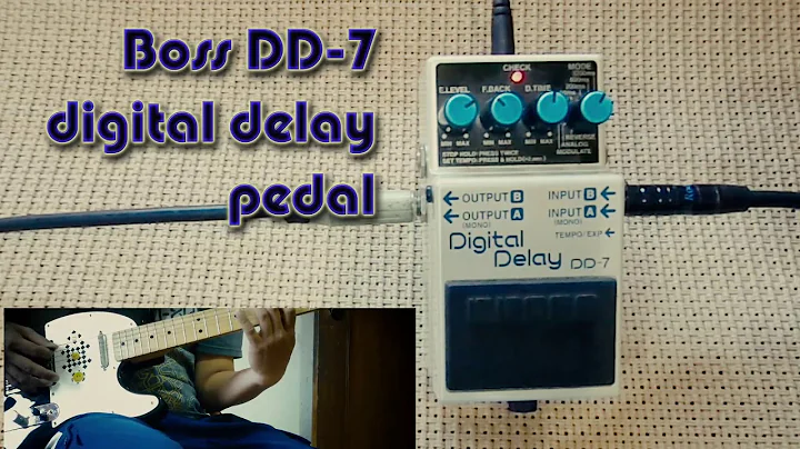 Boss DD 7 Digital Delay Pedal