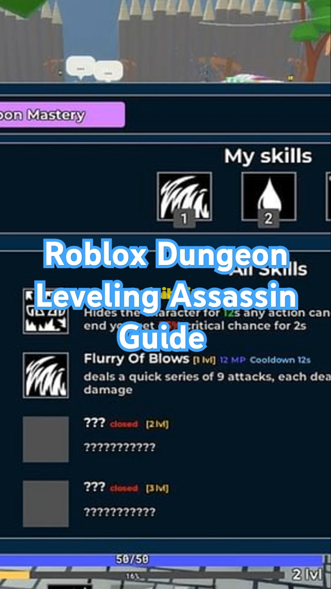 Roblox Dungeon Leveling Assassin Guide Roblox Oardefault 