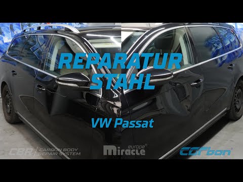 Carbon CBR repair of both doors of a VW Passat Avant R Line