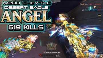 M200 CheyTac-Angel + Desert Eagle-Angel | 619 Kills | Hero Mode X Gameplay | Crossfire West