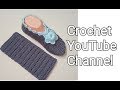 لكلوك - سليبر بطريقه جديده وسهله لأي مقاس   Slippers Crochet  / قناة كروشيه يوتيوب