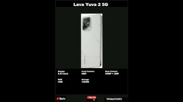 Lava Yuva 2 5G SmartPhone Features|Shorts
