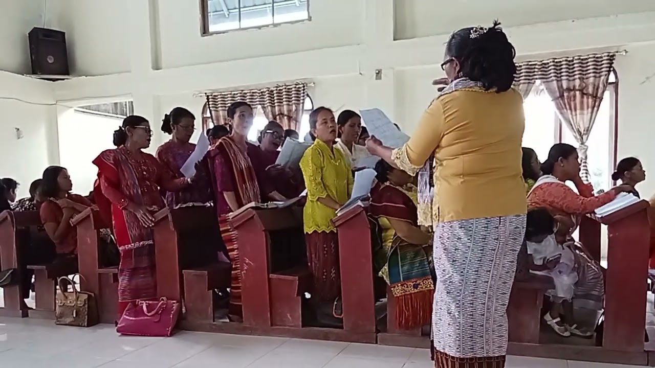Koor Di Pasu-pasu Tuhan I ma ho| Ina Maria HKBP Sitohang Ressort Agave Sigalinging