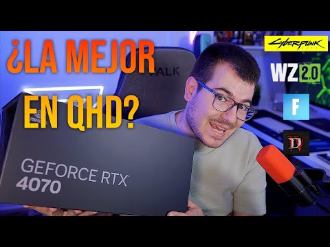 ¿Es la RTX 4070 la MEJOR OPCIÓN para gaming QHD? Vamos a verlo 👀 Diablo IV, Fortnite, WZ2, CP2077 🎮