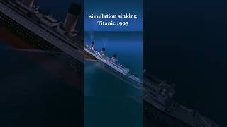 Simulation sinking TITANIC 1995#horror #history #story #storytime #documentary #titanic #titanium
