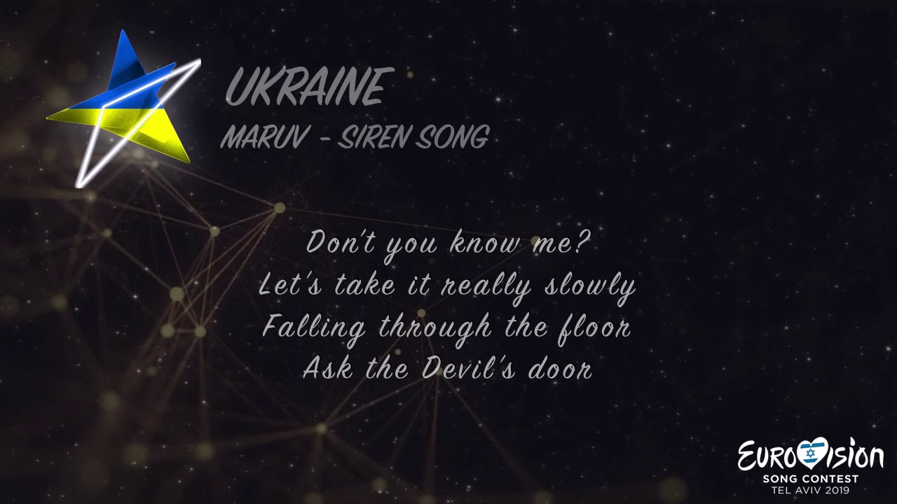 Maruv Siren Song Ukraine Eurovision 2019 Youtube