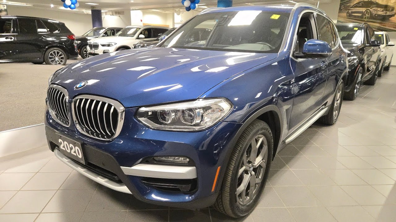 2020 BMW X3 in blue with Premium Essential Package - YouTube