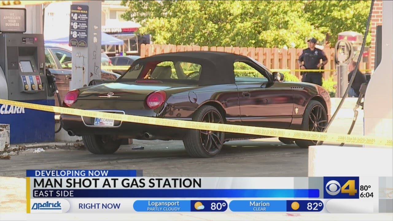 Man wounded at gas station on Indy’s east side - YouTube