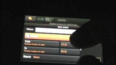 Contacts, calendar, and tasks on the Nokia N900