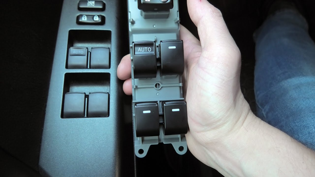 Toyota RAV4 (20132018) Illuminated Power Window Switch Install. Driver And Passenger Doors