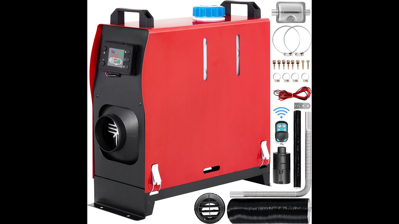 Chinese diesel heater from Vevor unboxing and setup in the garage