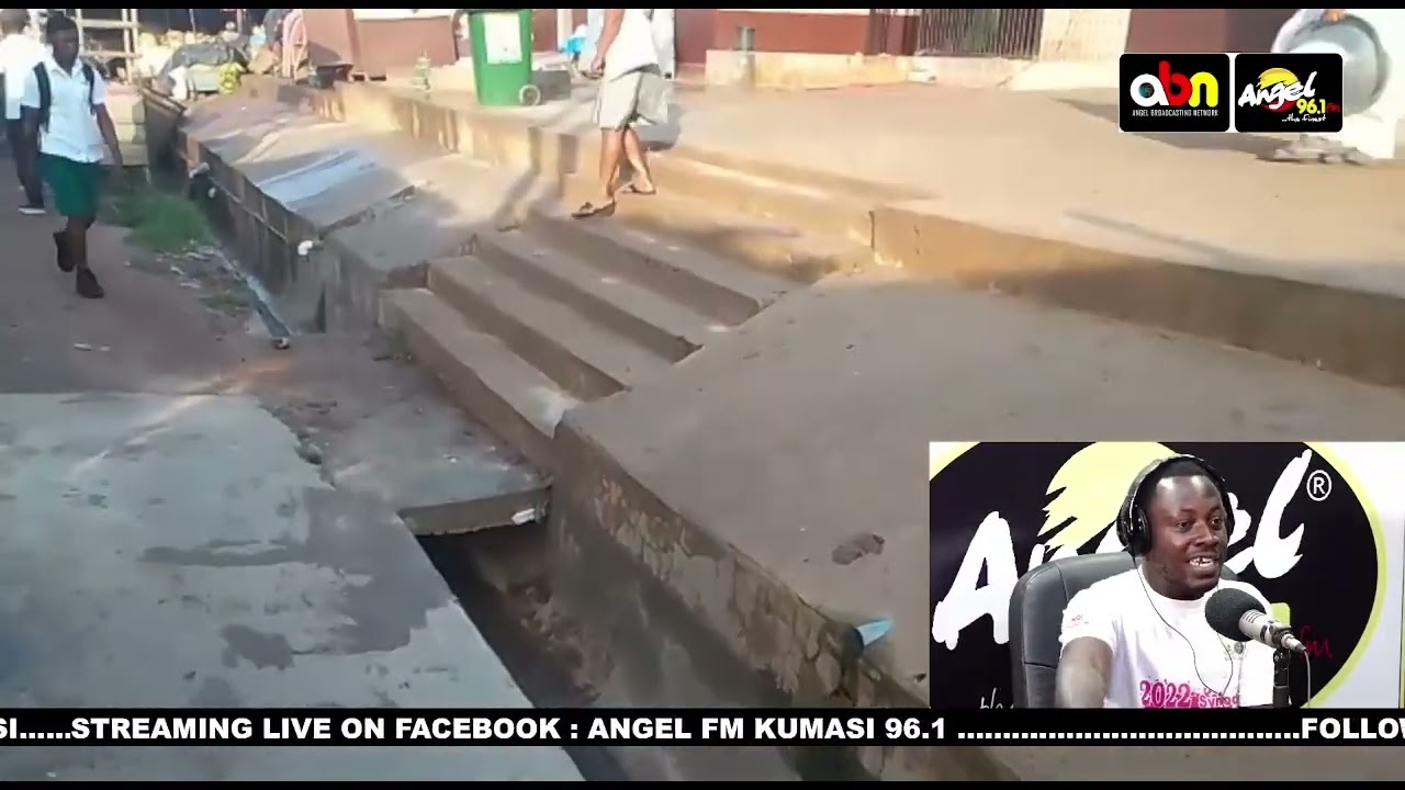 Over 50 shops flooded with streets gutters at Kumasi Central Market