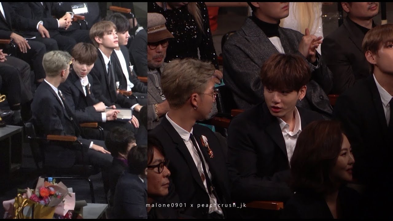 181024 대중문화예술상 시계 차보는 정국이 (JUNGKOOK FOCUS)