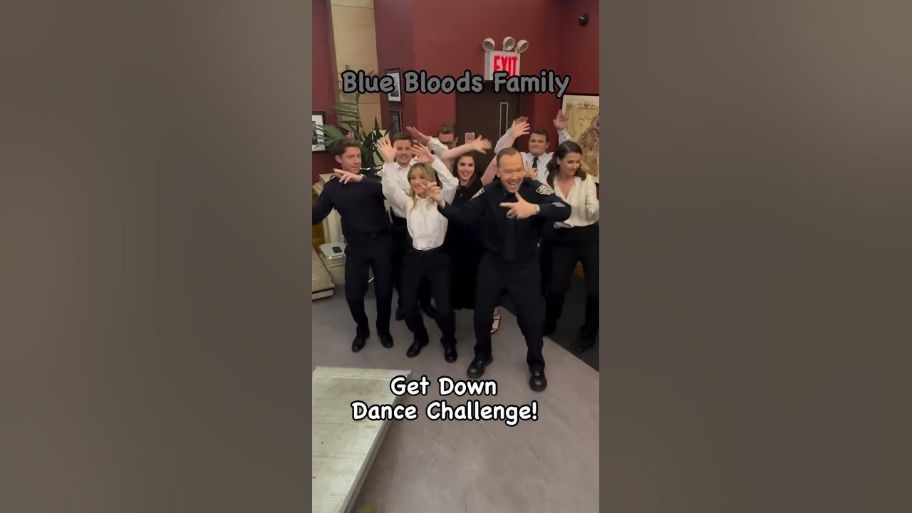 The Blue Bloods Family was up for the Get Down Dance Challenge to lighten the mood! 💫✨🤟🏼