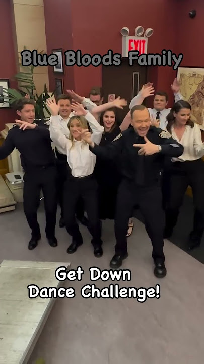 The Blue Bloods Family was up for the Get Down Dance Challenge to lighten the mood! 💫✨🤟🏼