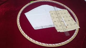 Easiest tracing method using carbon paper | how to transfer a design on velvet fabric