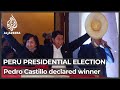 Castillo named president-elect in Peru, Fujimori concedes