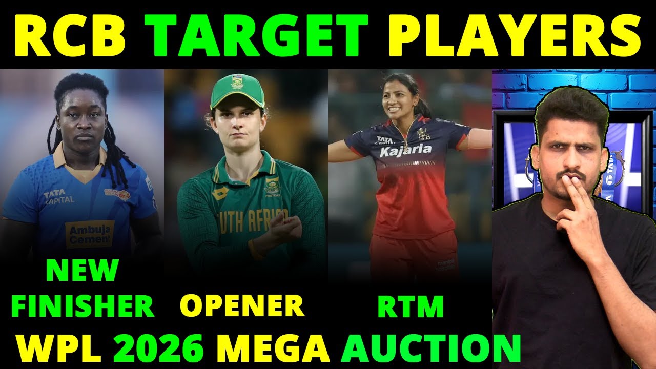 इन 11 खिलाड़ियों को Target करेगी RCB, WPL 2026 के Mega auction में