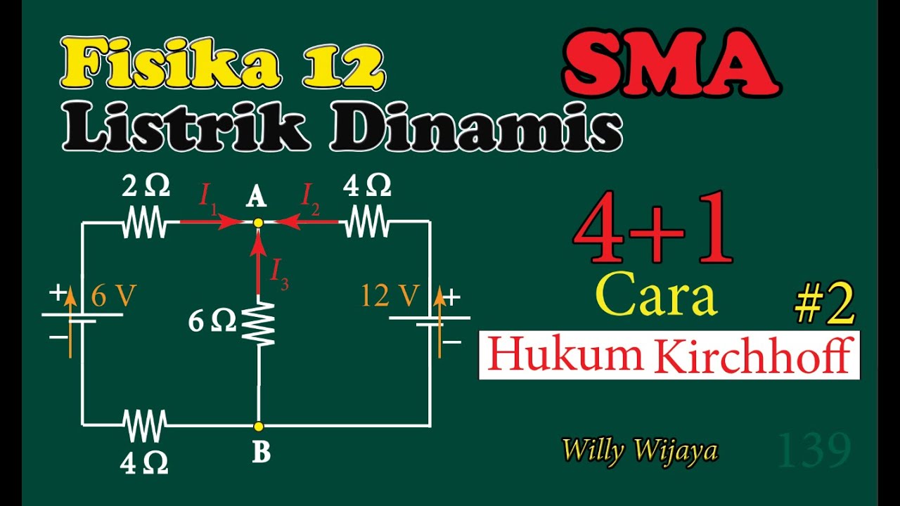 Hukum Kirchhoff : Listrik Dinamis [Fisika Kelas 12] Part 2 - YouTube