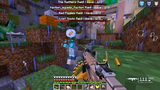 AN ARMY OF MOBS RAIDED ME IN MINECRAFT