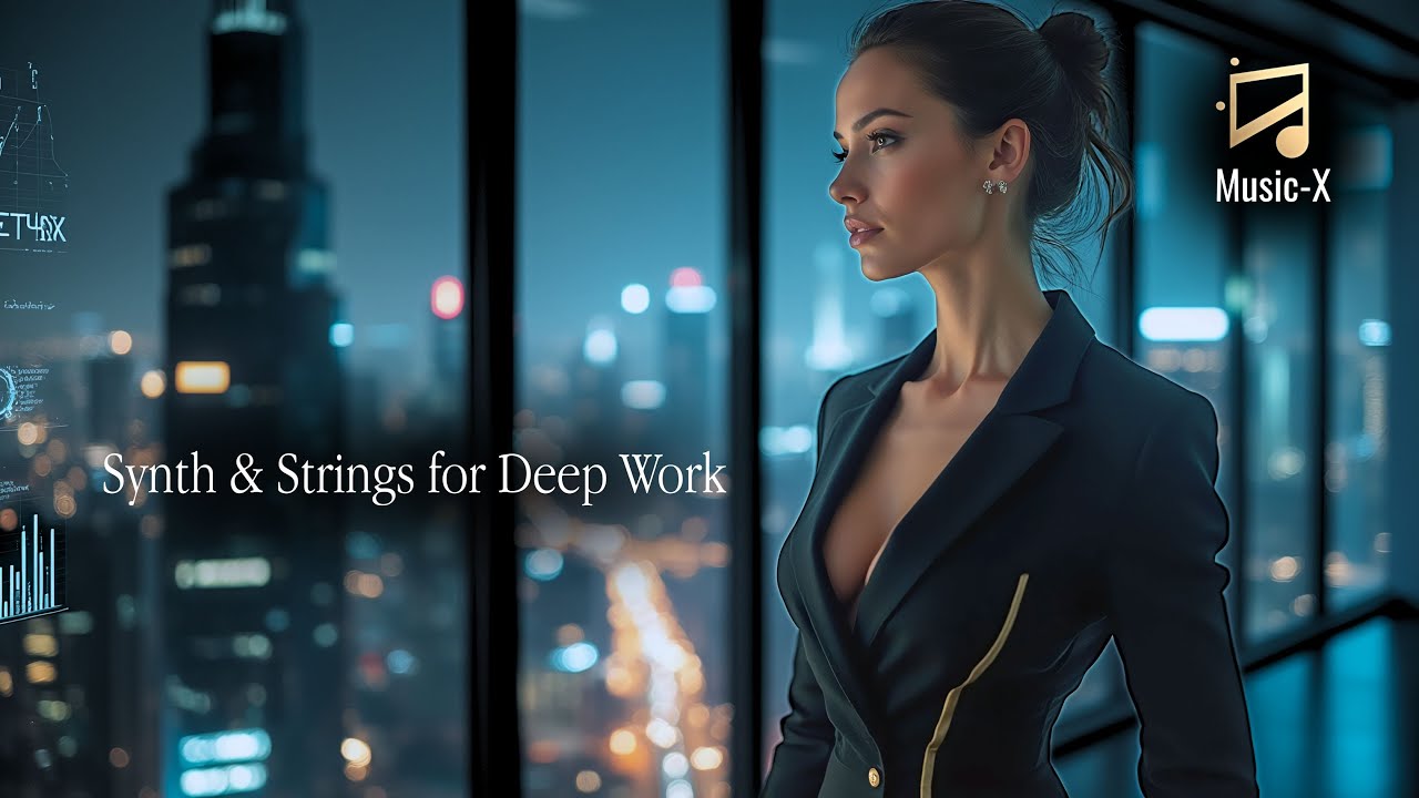 🎧  Elevated Thinking: Cinematic Music for High-Level Work | Synth & Strings for Deep Work | Music- X