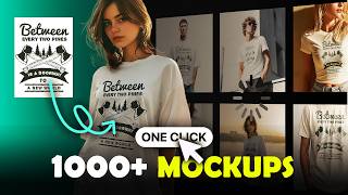 How I Create 1000 T-Shirt Mockups in 4 Minutes (No Canva) screenshot 4