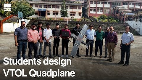 Verna Students Design An Innovative VTOL Quadplane (Drone)!