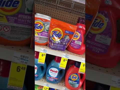 50% OFF TIDE LAUNDRY AT CVS 🔥 EASY COUPONING! #coupons #cvs