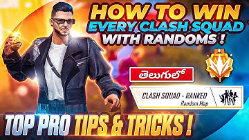 How to Win Every Clash Squad Ranked With Random Players | How to Reach Master Faster In Cs In Telugu
