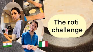 Italian makes roti for the first time from scratch! 🇮🇹