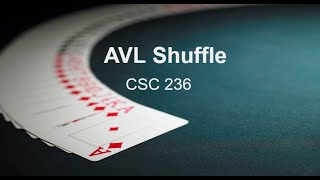 AVL shuffle (CSC 236)