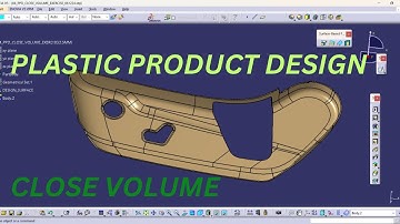 Close volume design in Catia V5 | Plastic Design | A, B & C surface design | Design Tech Lab