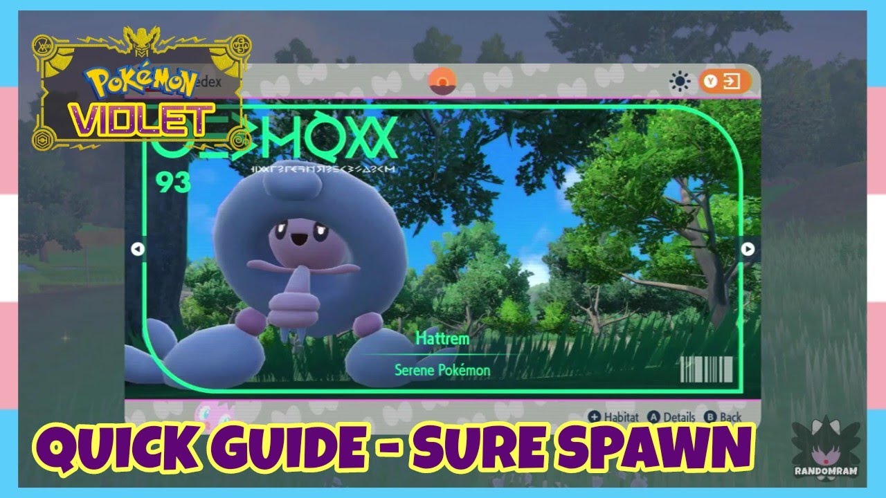 *Fixed Spawn* Where To Catch Hattrem In Pokemon Scarlet & Violet *The