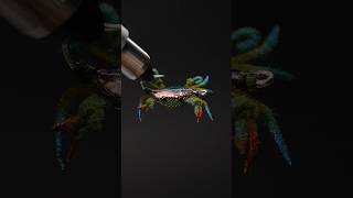 Alphlexo Crab (Blue Variant): Fly Tying ASMR #shorts
